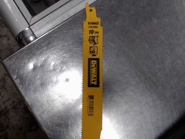 Lame de scie va-et-viens