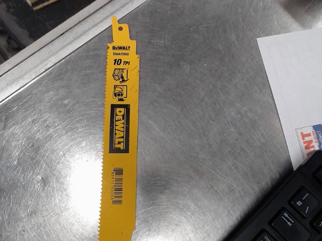 Lame de scie va-et-viens