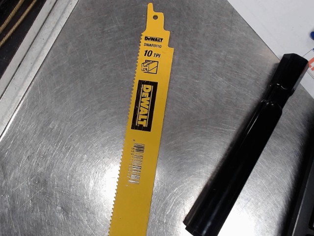 Lame de scie va-et-viens