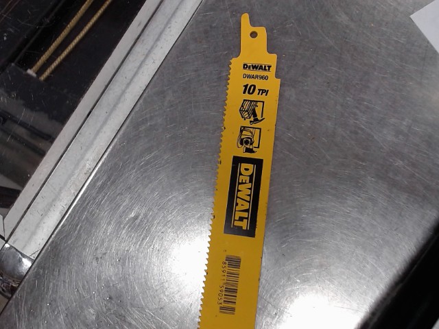 Lame de scie va-et-viens