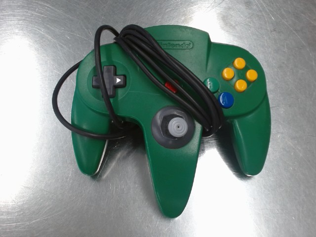 Manette n64 verte