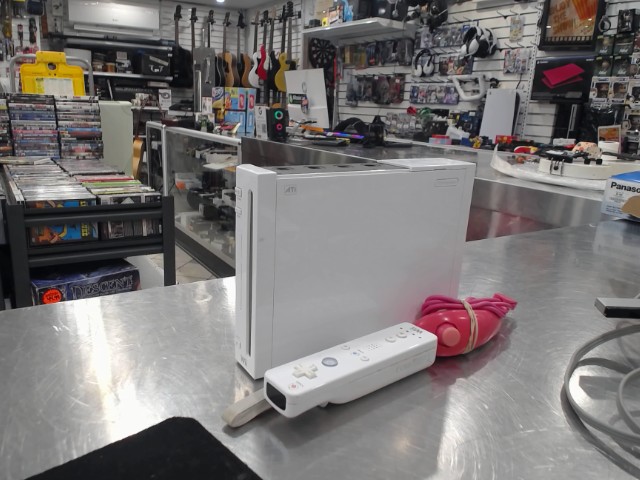 Wii avec manette et fil;s