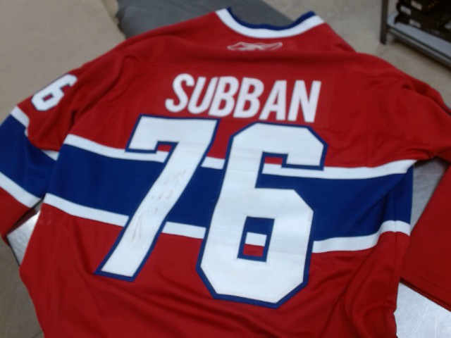 Chandail subban #76 reebok