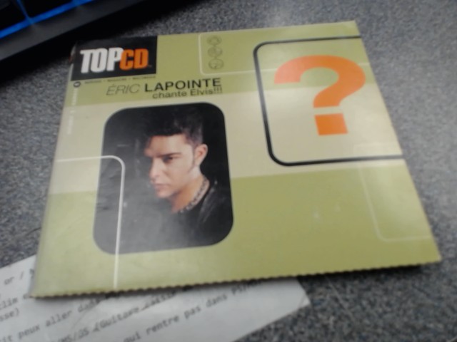 Eric lapoite chante elvis 2x cd