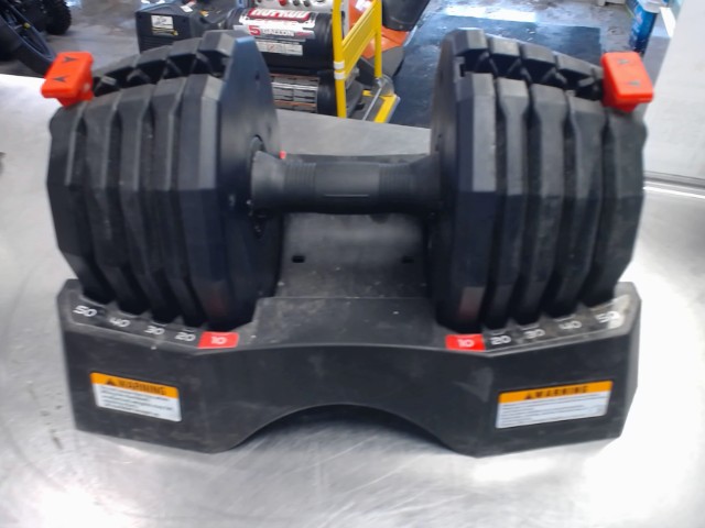 50 lbs adjustable dumbell
