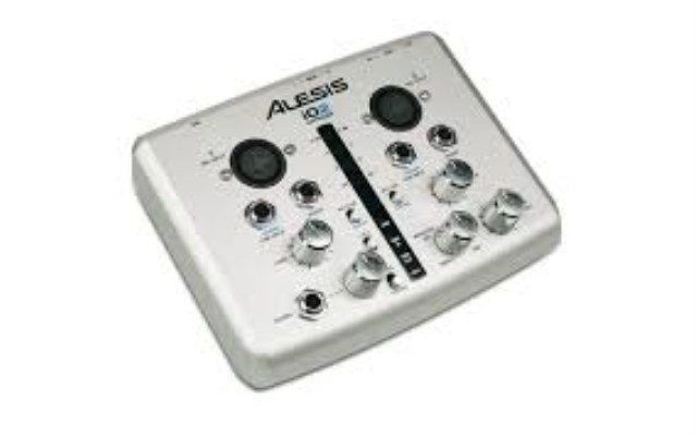 Audio recording alesis io2 express