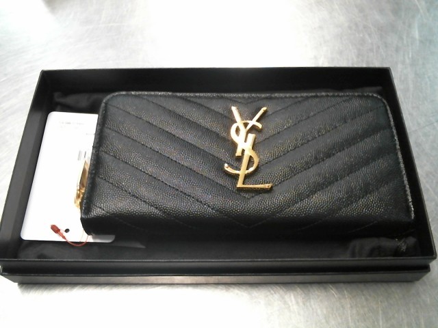 Portefeuille noir yves saint laurent