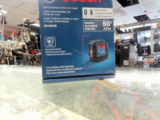 Self leveling cross-line laser