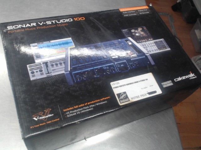 Console mixage + cd + boite