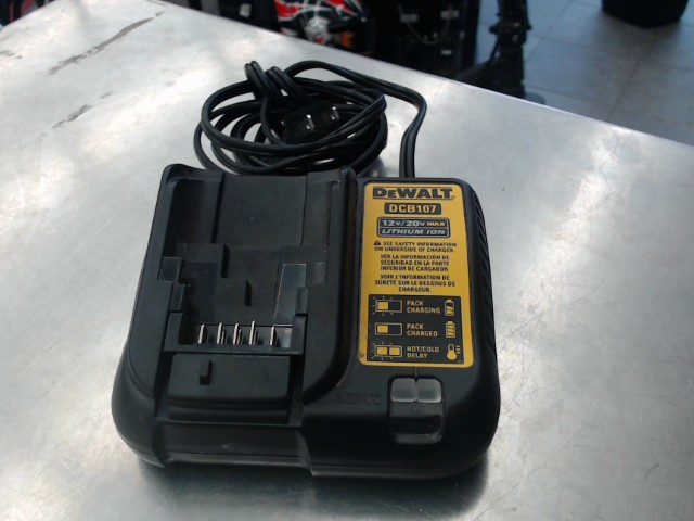 Chargeur dewalt 12v/20v max lithium ion