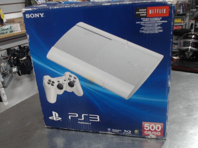 Console ps3 slim avec manette/fils