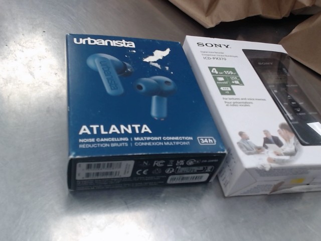 Ecouteurs bluetooth bleu