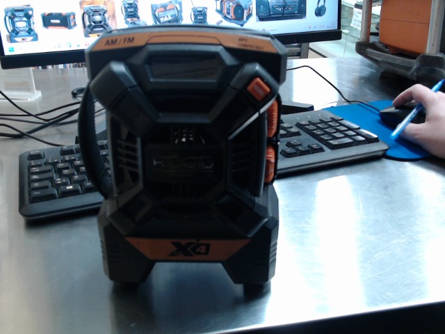 Radio chantier compatible mp3 ridgid