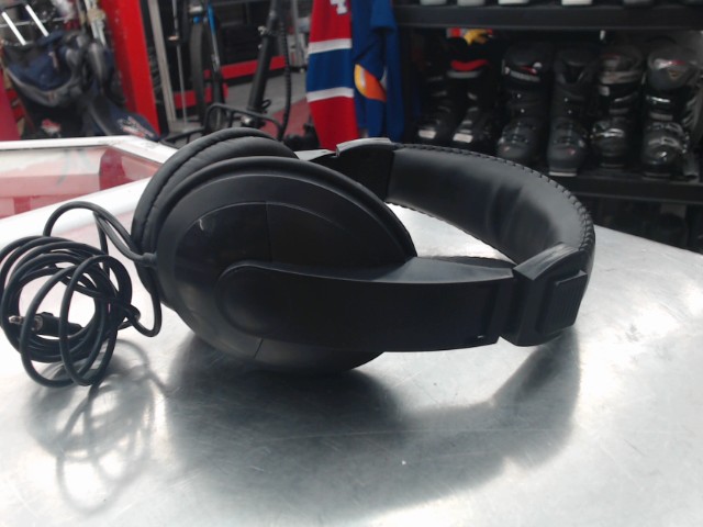 Casque d'�coute filaire noir