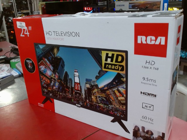 Tv rca hd 24'' avec manette en boite