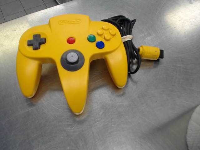 Manette n64 jaune