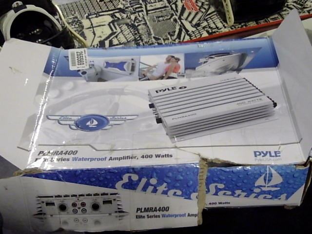 Elite series waterproof amplifier 400 wa