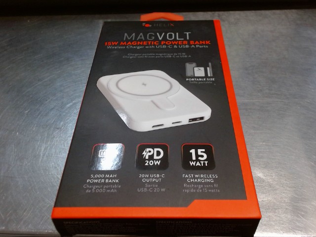15w magnetic power bank 5000mah neuf