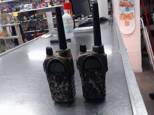 Paire de walkie talkie camo
