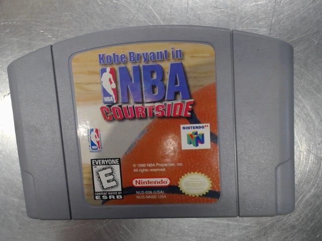 Kobe bryant nba courtside n64