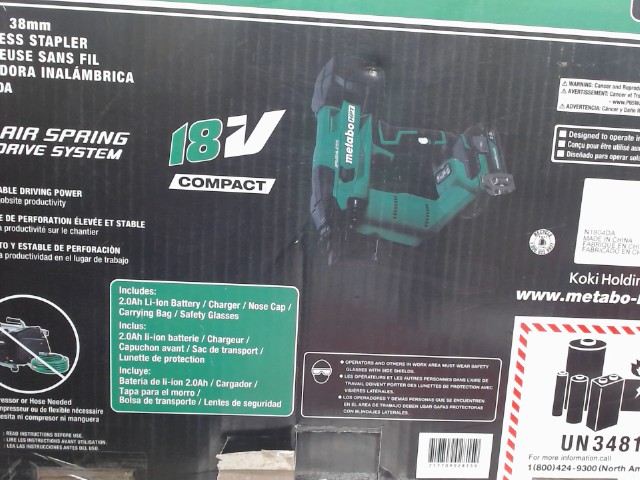 Kit metabo hpt dagrafeuse 18v new
