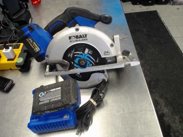 Scie ronde kobalt + 2batt +charg