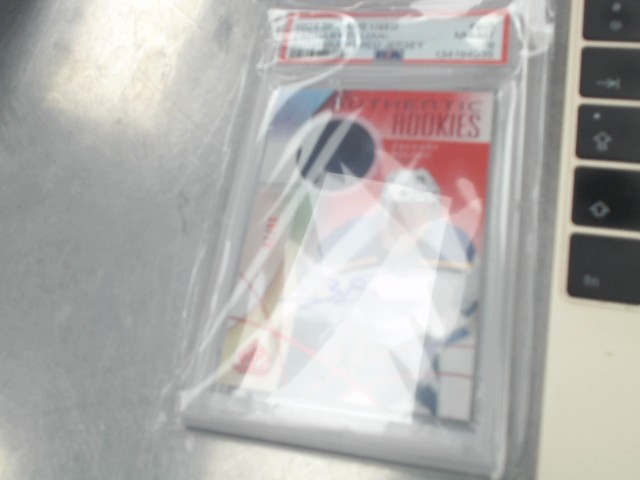 Zach bolduc authentic rookie rpa psa 8