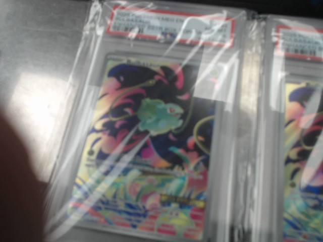 Bulbasaur box topper psa 8