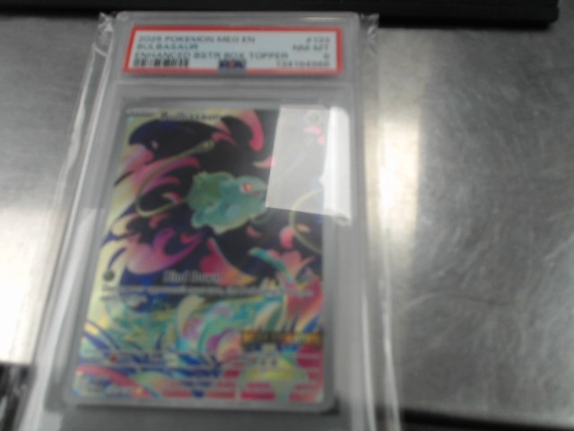Bulbasaur box topper psa 8