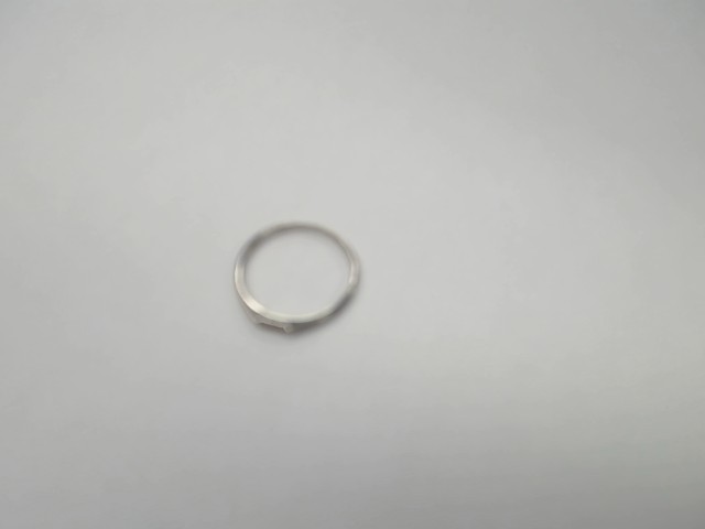 Bague en argent super mince