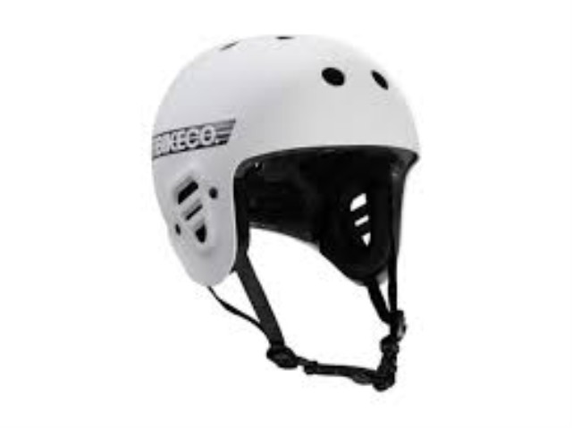 Helmet de bmx blanc
