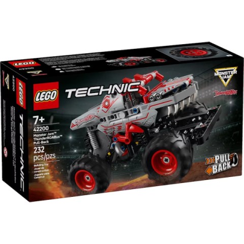 Lego technics monster jam gris rouge