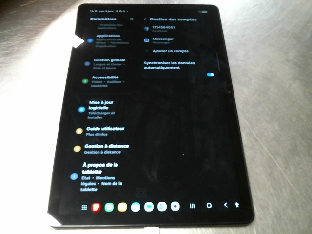 Galaxy tab a9+ avec boite et �tui