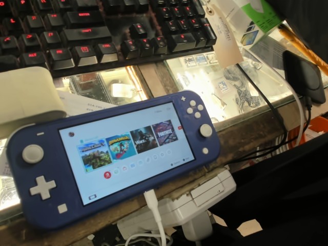 Nintendo switch bleu