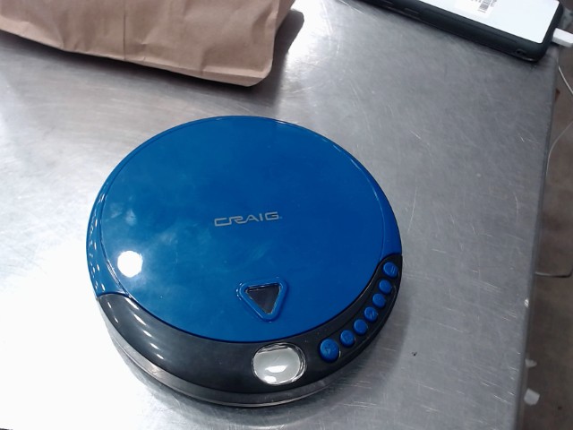 Lecteur cd portatif bleu