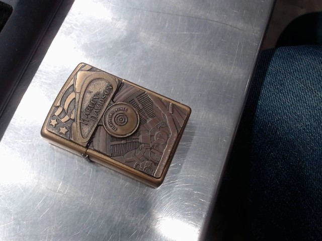 Zippo harley-davidson / gold tone