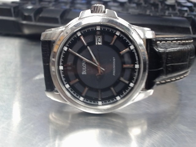 Black dial precisionist bulova