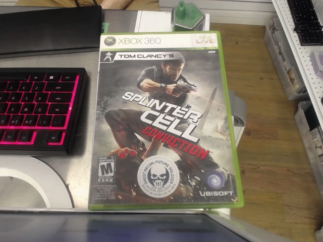 Jeux xbox 360 splinter cell conviction
