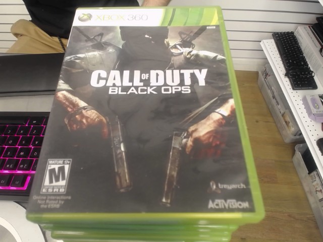 Jeux xbox 360 call of duty black ops
