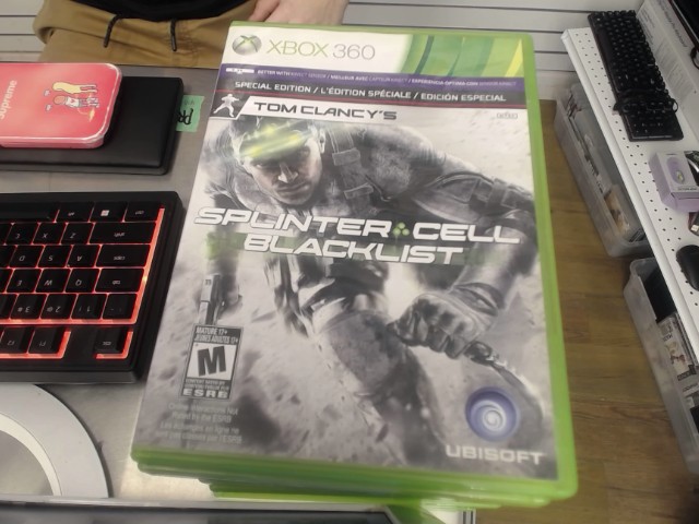 Jeux xbox 360 splinter cell blacklist