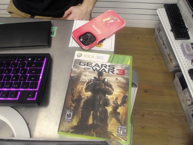 Jeux xbox 360 gears of war3