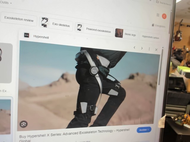 Exoskeletton legs 2 batt