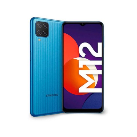 Cellulaire galaxy m12 noir et bleu