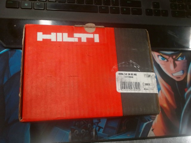 Hilti concrete nail x-c b3 mx 30 direct