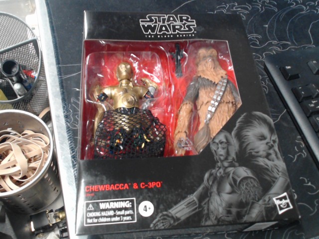 Figurine star wars chewbacca&c-3po