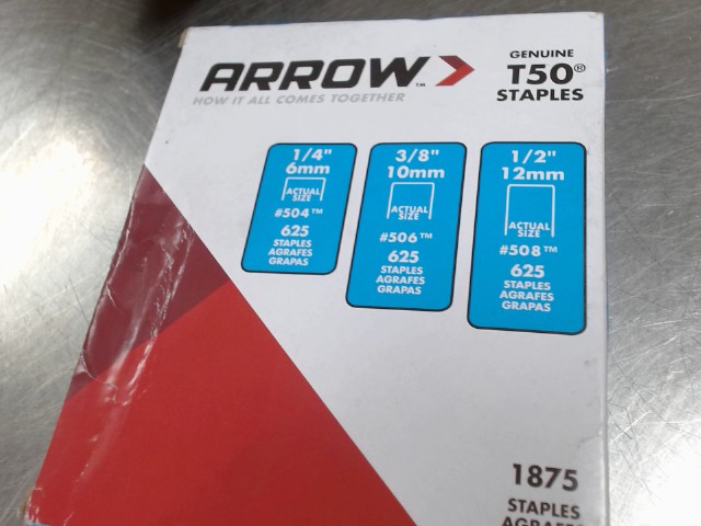 Agrafes arrow t50 1875