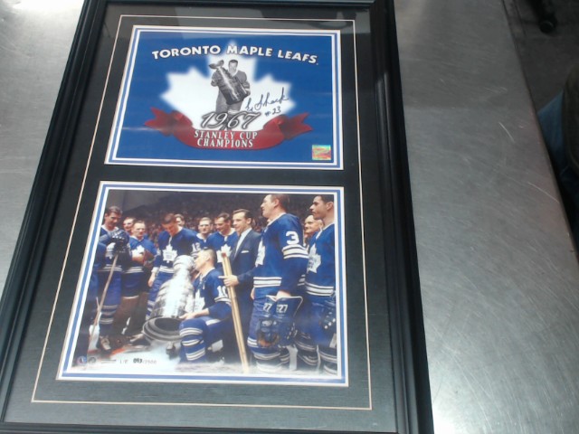 Cadre toronto mapple leaf avec certifica