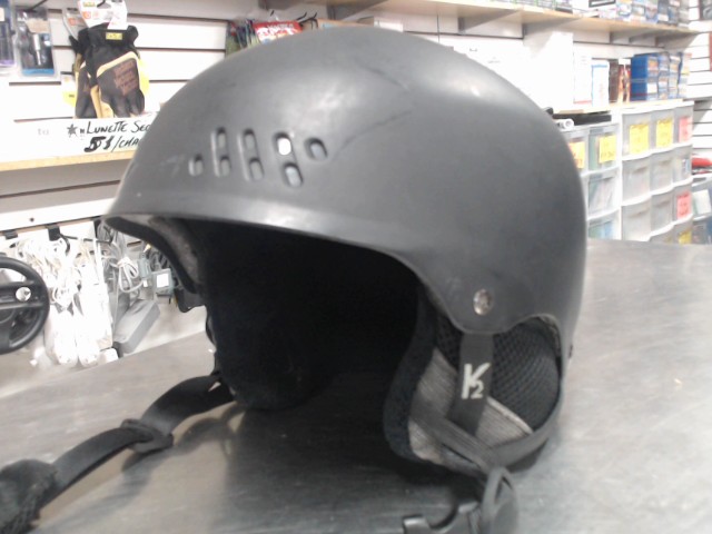 Casque de snow noir+ecouteur (large)