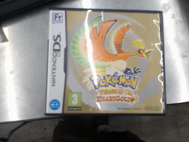 Boitier pokemon heartgold nintendo ds