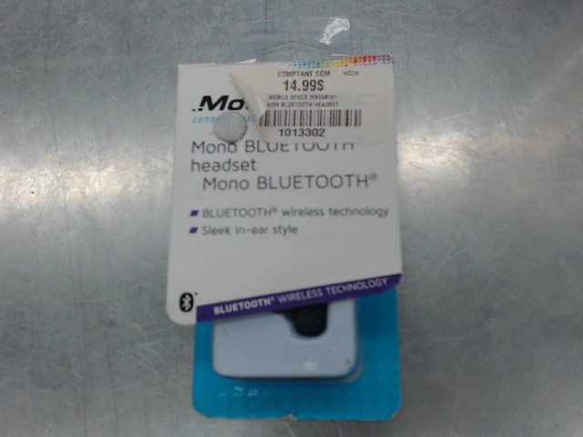 Mon bluetooth headset